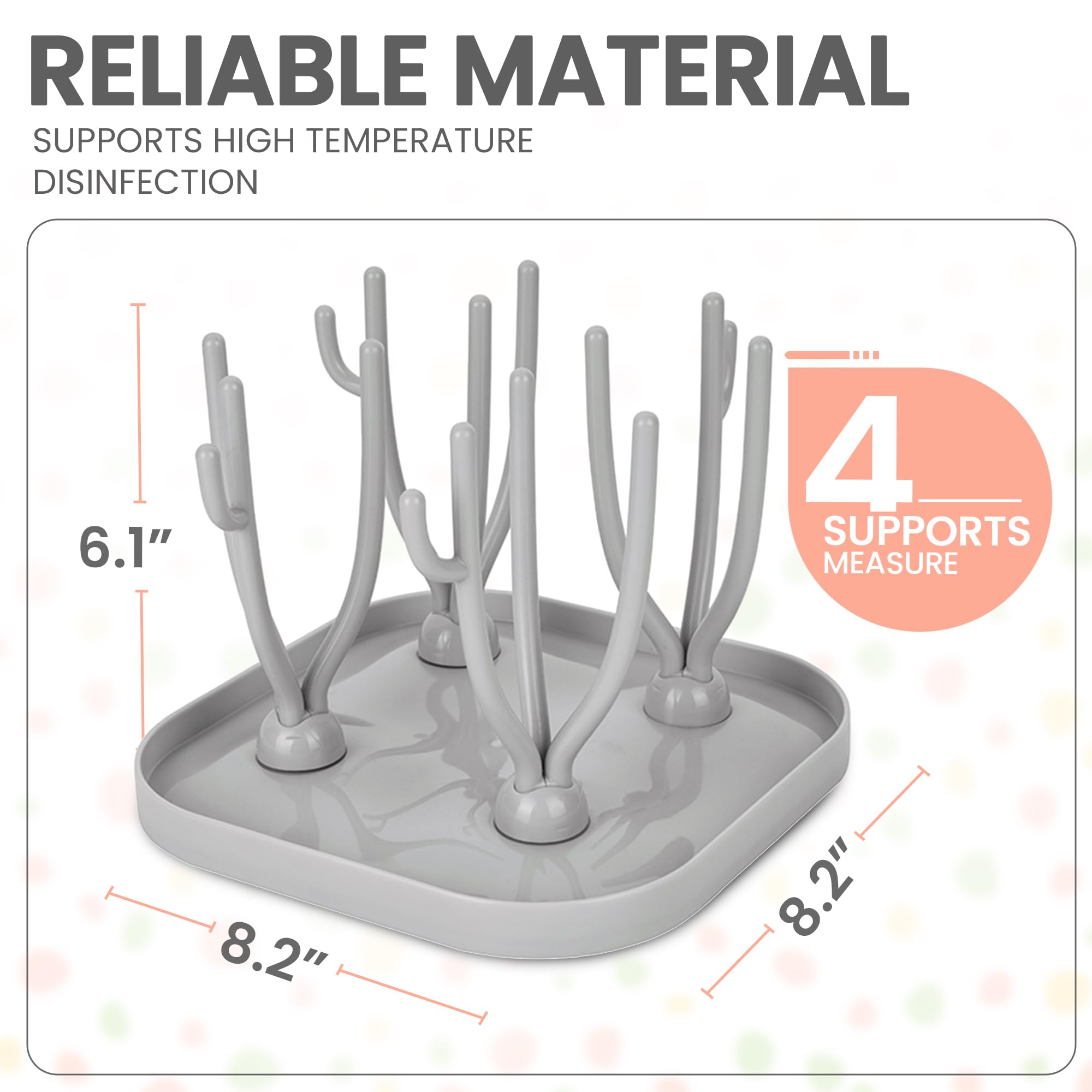 Lulyboo Compact design fits small kitchens and busy countertops.