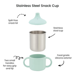 Lulyboo sippy cup shows soft silicone straw for gentle sipping.