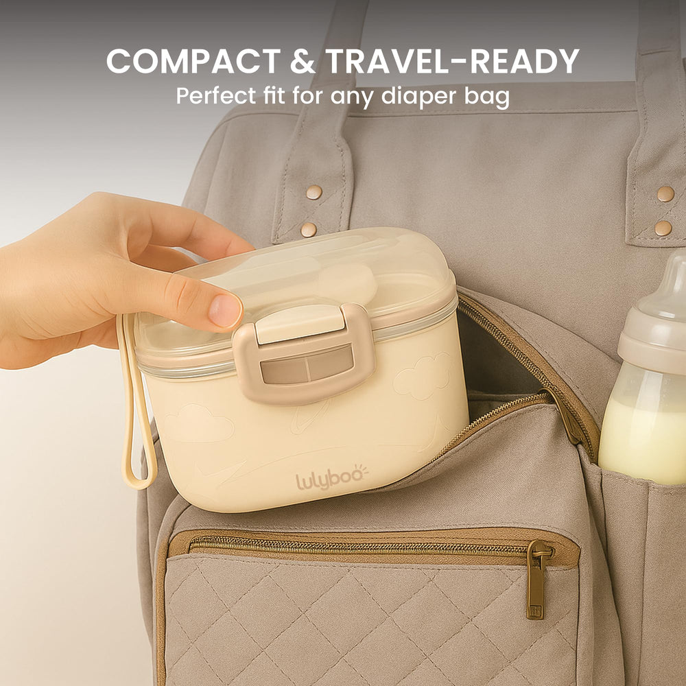 Lulyboo container is dishwasher-safe for easy cleaning after busy days