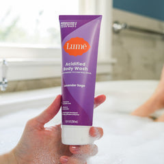 Pack of 2 Lume Acidified Body Wash bottles for value and convenience.
