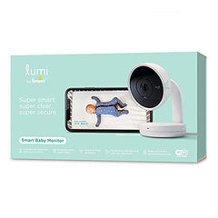 Lumi by Pampers HD video monitor displaying a clear nursery view for easy monitoring