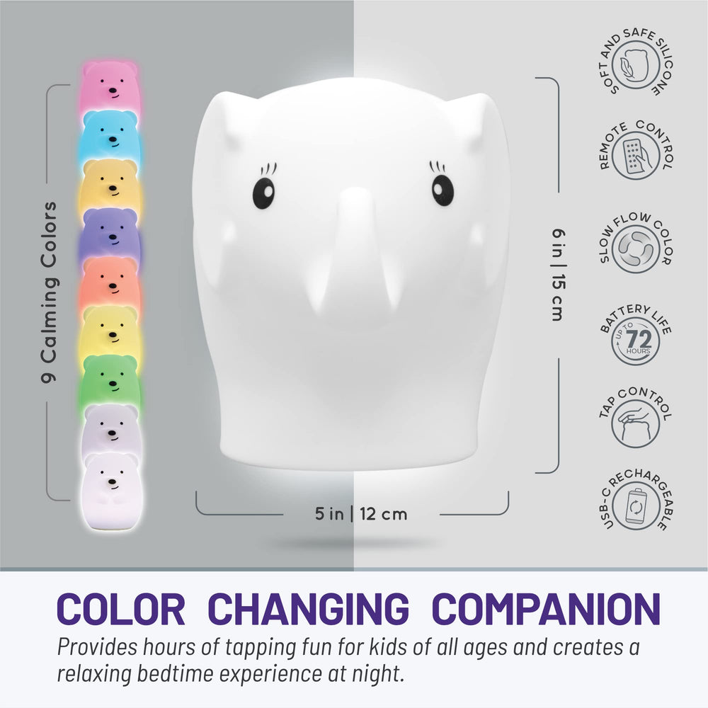 Lumipets Eggbert USB-C rechargeable night light charging