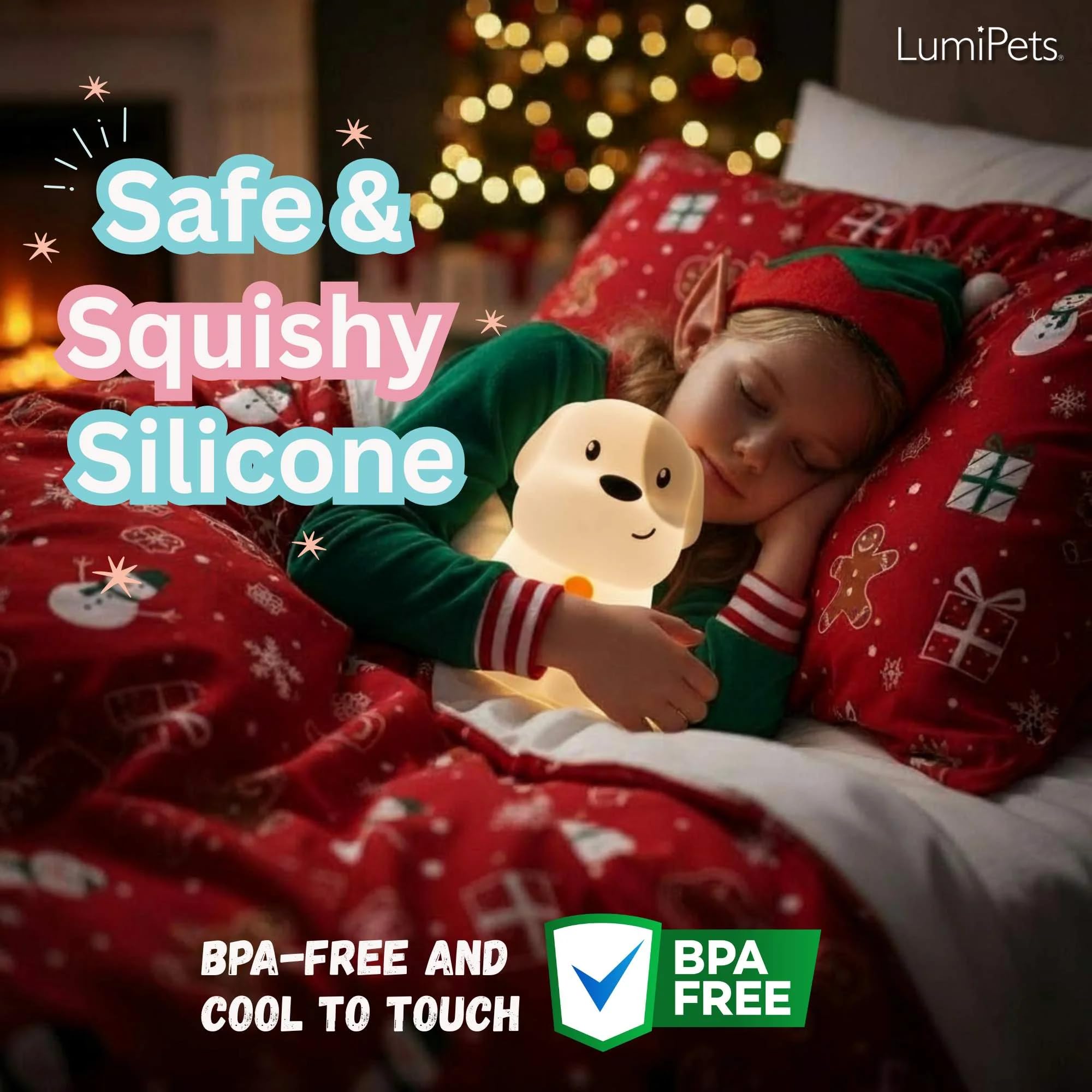 Lumipets Pepper touch-control squishy surface enabling quick color changes.