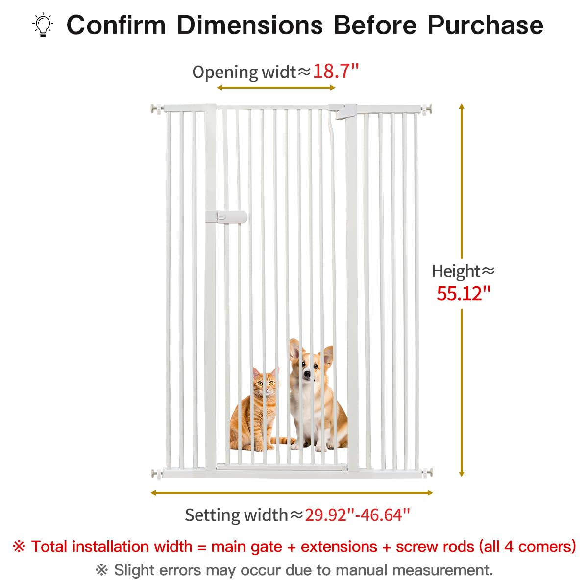 Lumizone gate in doorway in use to block pets without drilling