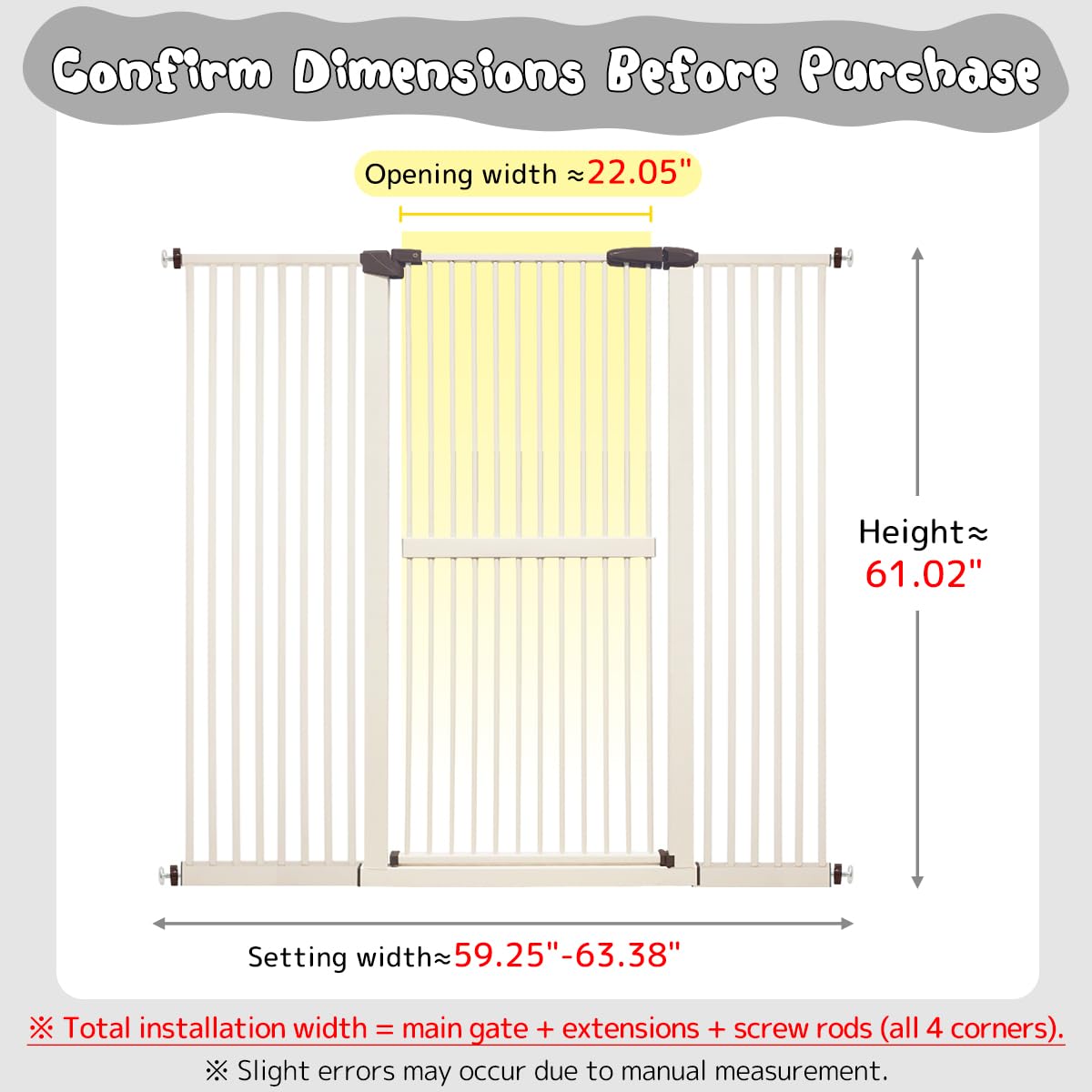 Lumizone pressure-mounted gate installs without drilling for flexible doorways.