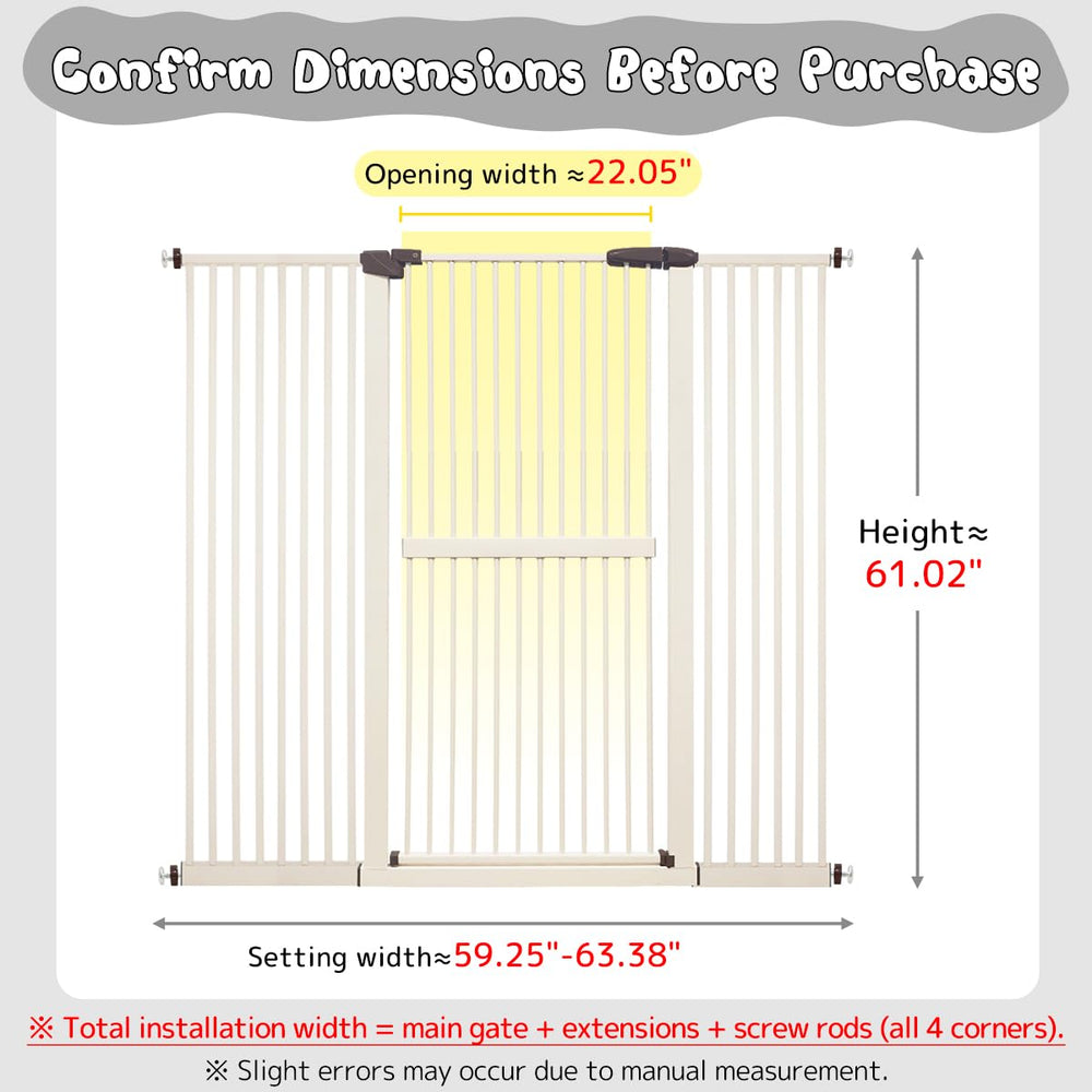 Lumizone pressure-mounted gate installs without drilling for flexible doorways.