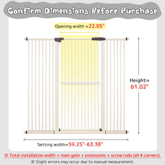 Lumizone pressure-mounted gate installs without drilling for flexible doorways.