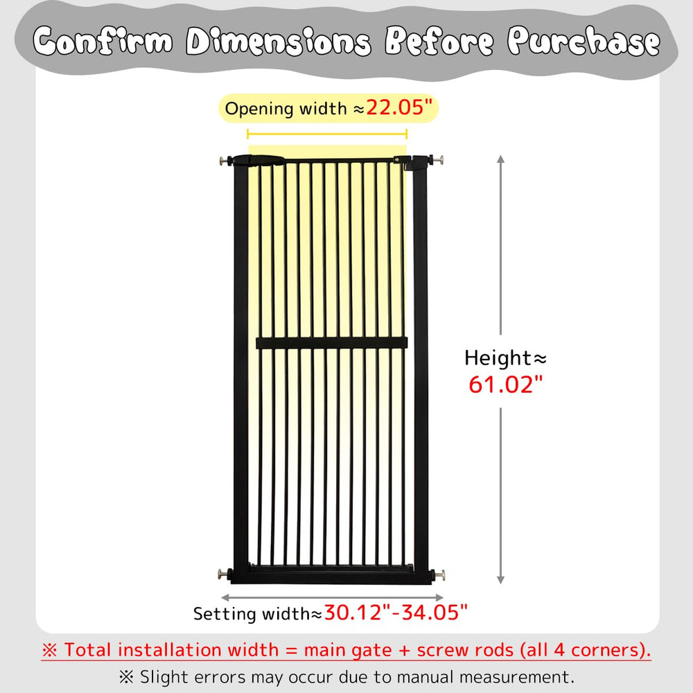 Lumizone pressure-mounted gate demonstrates quick, tool-free installation for doorways.