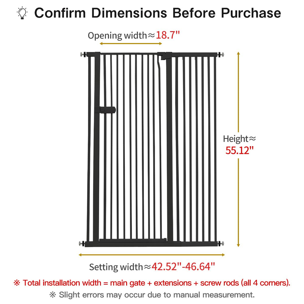 Lumizone pressure-mounted dog gate installation without drilling