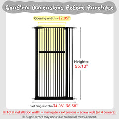 Lumizone pressure-mounted gate demonstrates quick, drill-free doorway setup