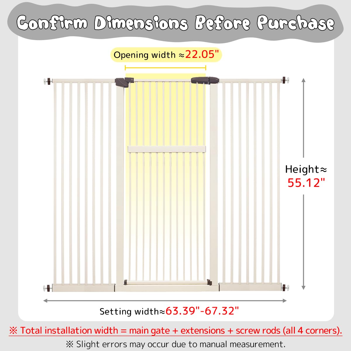 Lumizone pressure-mounted gate shown in hallway, quick setup
