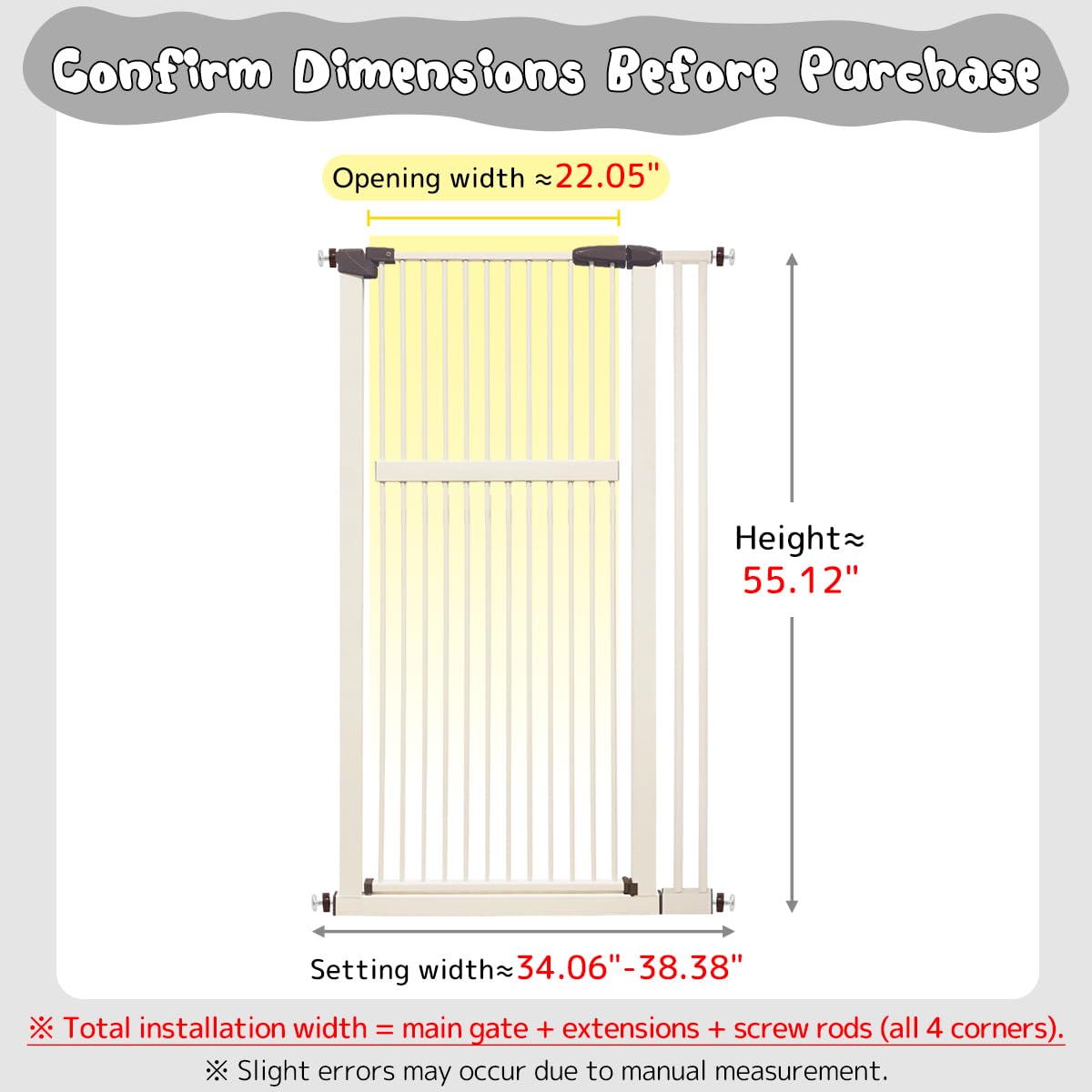 Lumizone pressure-mounted gate shown without drilling for quick setup.