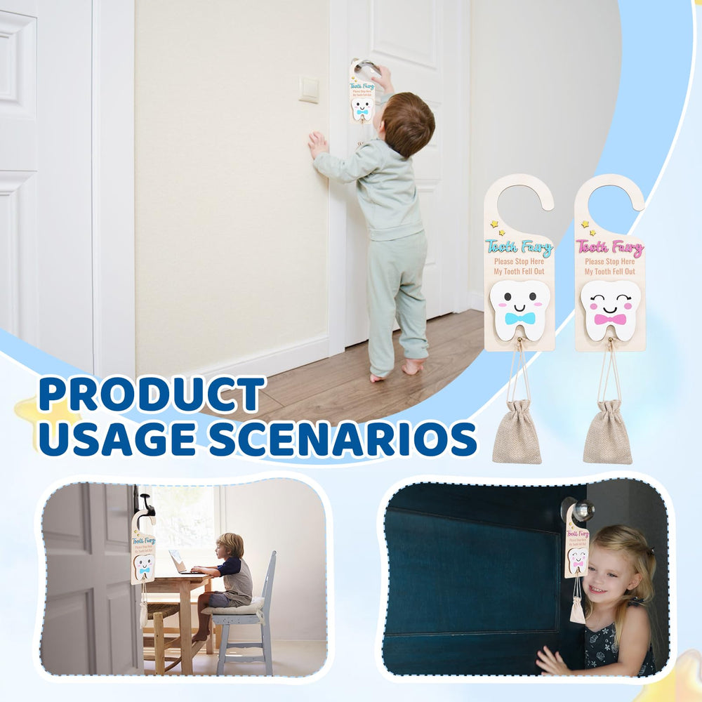 Lummitwit door hanger wall decor adds playful room accents.