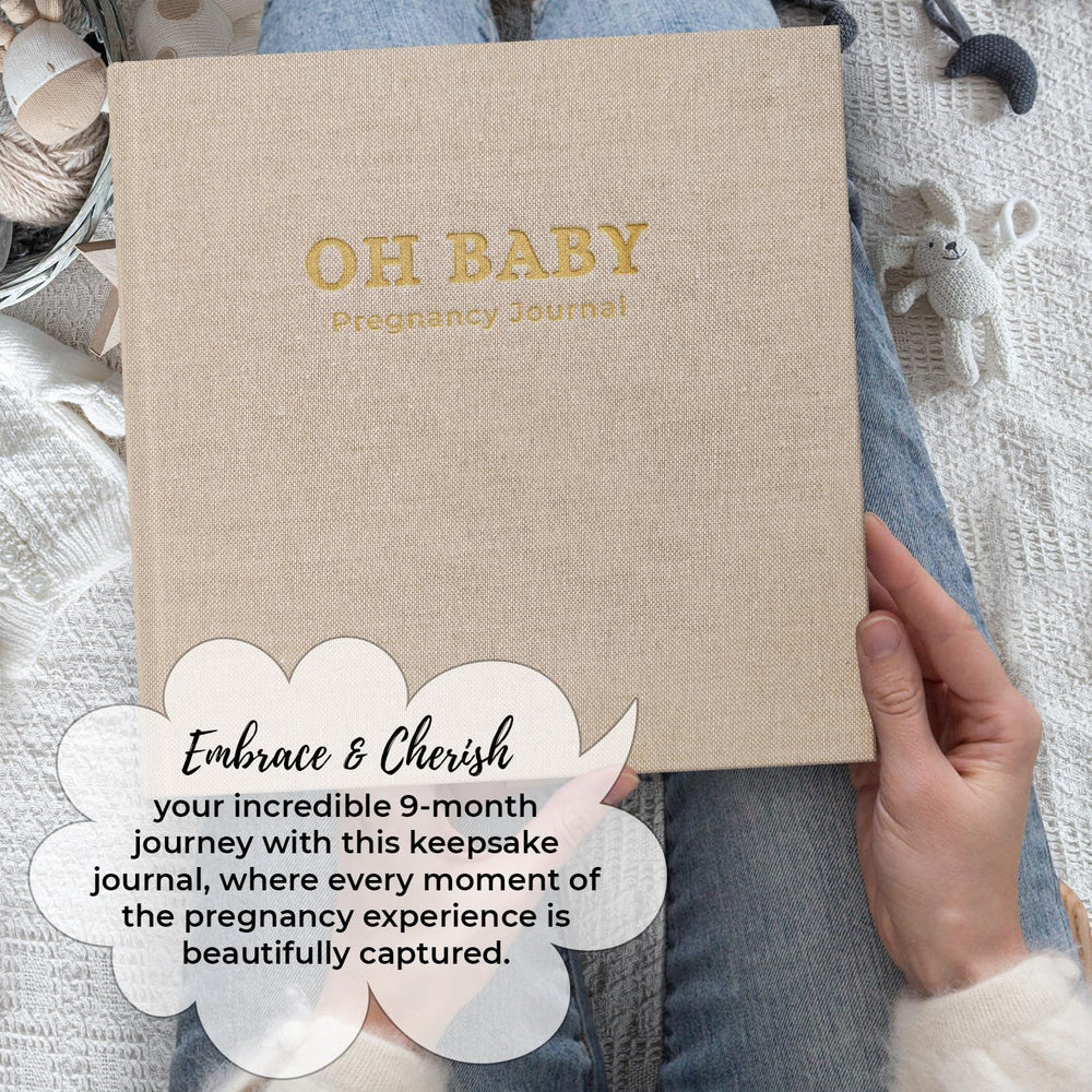 LUMOSX Pregnancy Journal bump stickers included for milestone moments