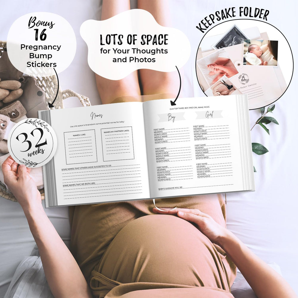 LUMOSX journal features gender-neutral design suitable for any parents-to-be