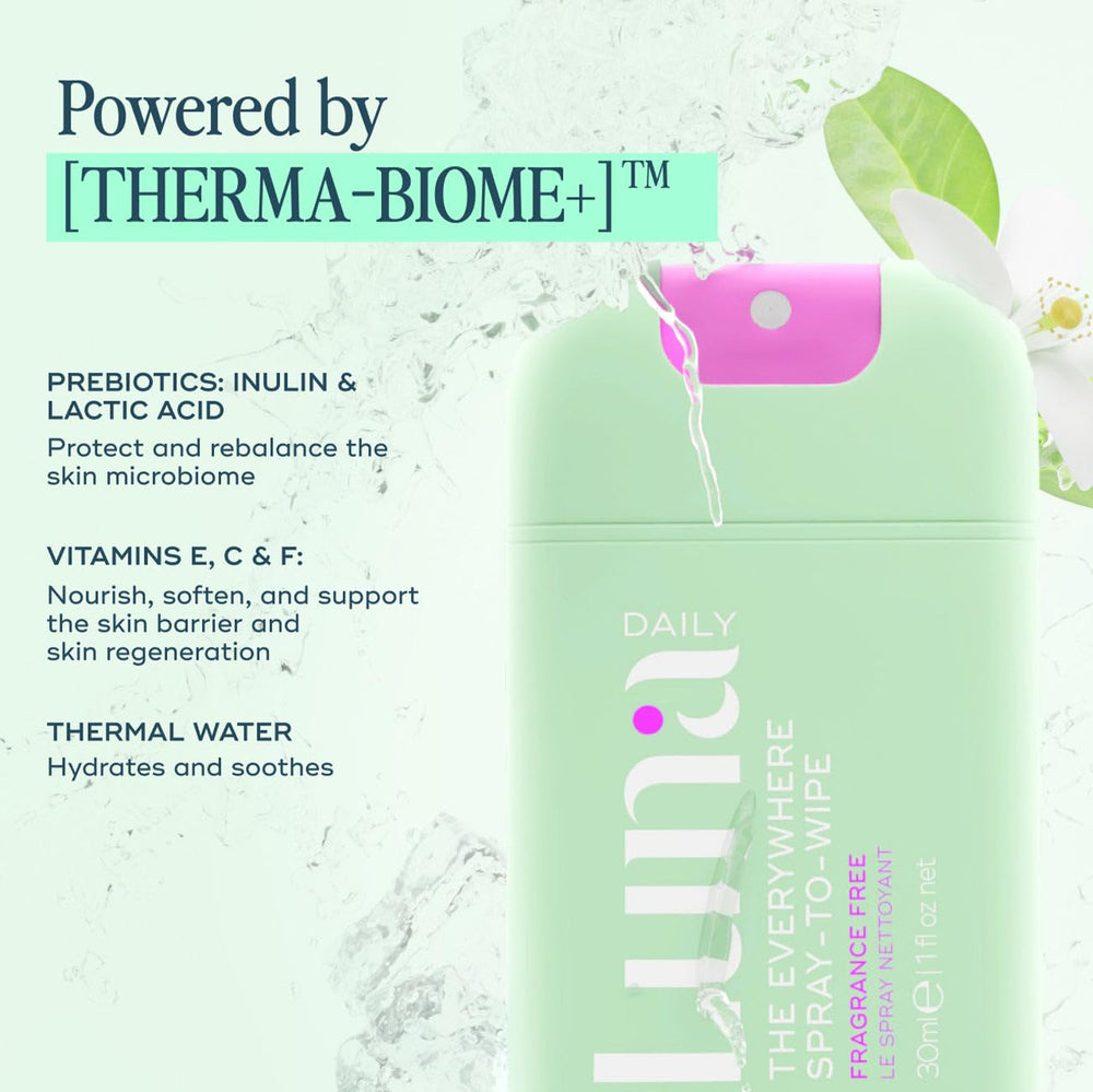 Luna Daily fragrance-free benefit; ideal for sensitive skin