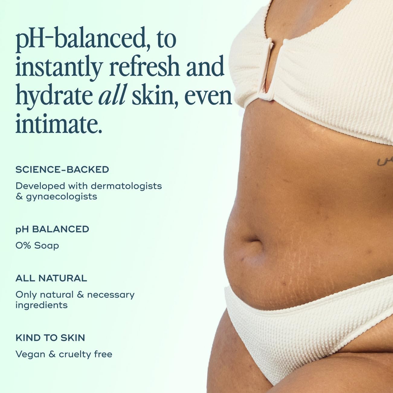 Luna Daily intimate area use; dermatologist-developed for sensitive zones
