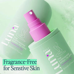 Luna Daily Fragrance Free Everywhere Spray-To-Wipe packaging display.