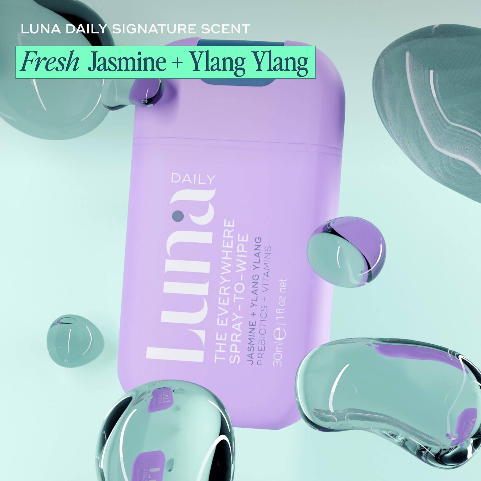 Luna Daily Mini pregnancy-safe label shown on product hints suitability for daily use