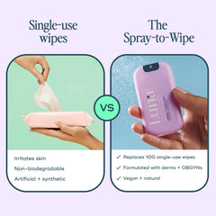 Luna Daily Spray to Wipe Original Mist supports refreshing hygiene on the go