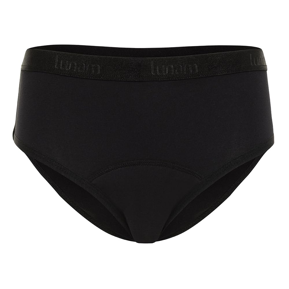 Lunam washable incontinence underwear front view showing discreet daily protection