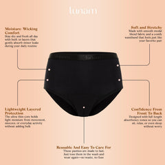 Lunam Brownie Large soft fabric close-up emphasizes breathable cotton feel.