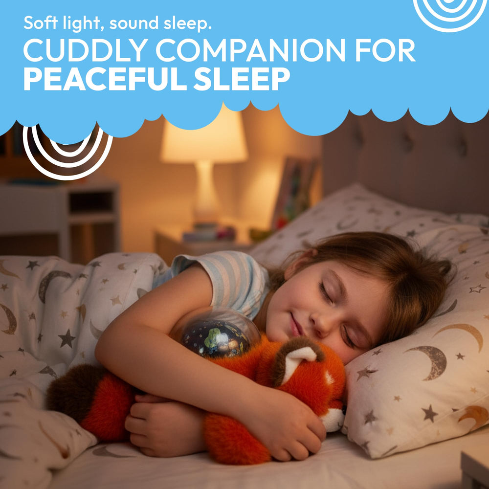 Lunapuer plush is hypoallergenic and BPA-free for safe cuddling.