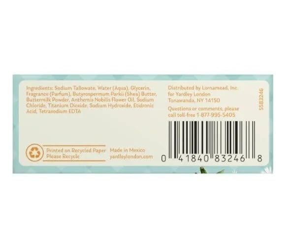 Lunch Money Nourishing Baby Bar close-up with chamomile and shea butter for hydration.