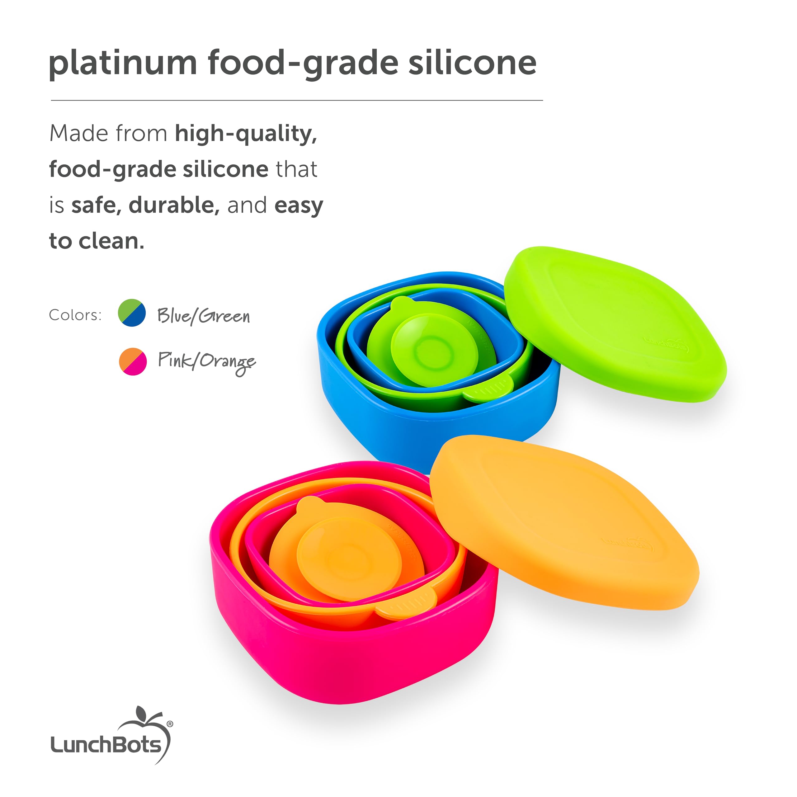 LunchBots suction bowl is dishwasher-safe for quick cleanup after meals.