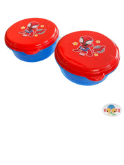 Lunch Money Spider-Man snack pack keeps kids' lunches organized with a fun, compact design.