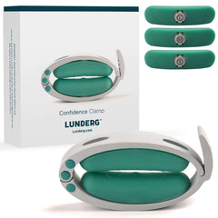 Lunderg Confidence Clamp with removable top pads for a customizable, discreet fit.