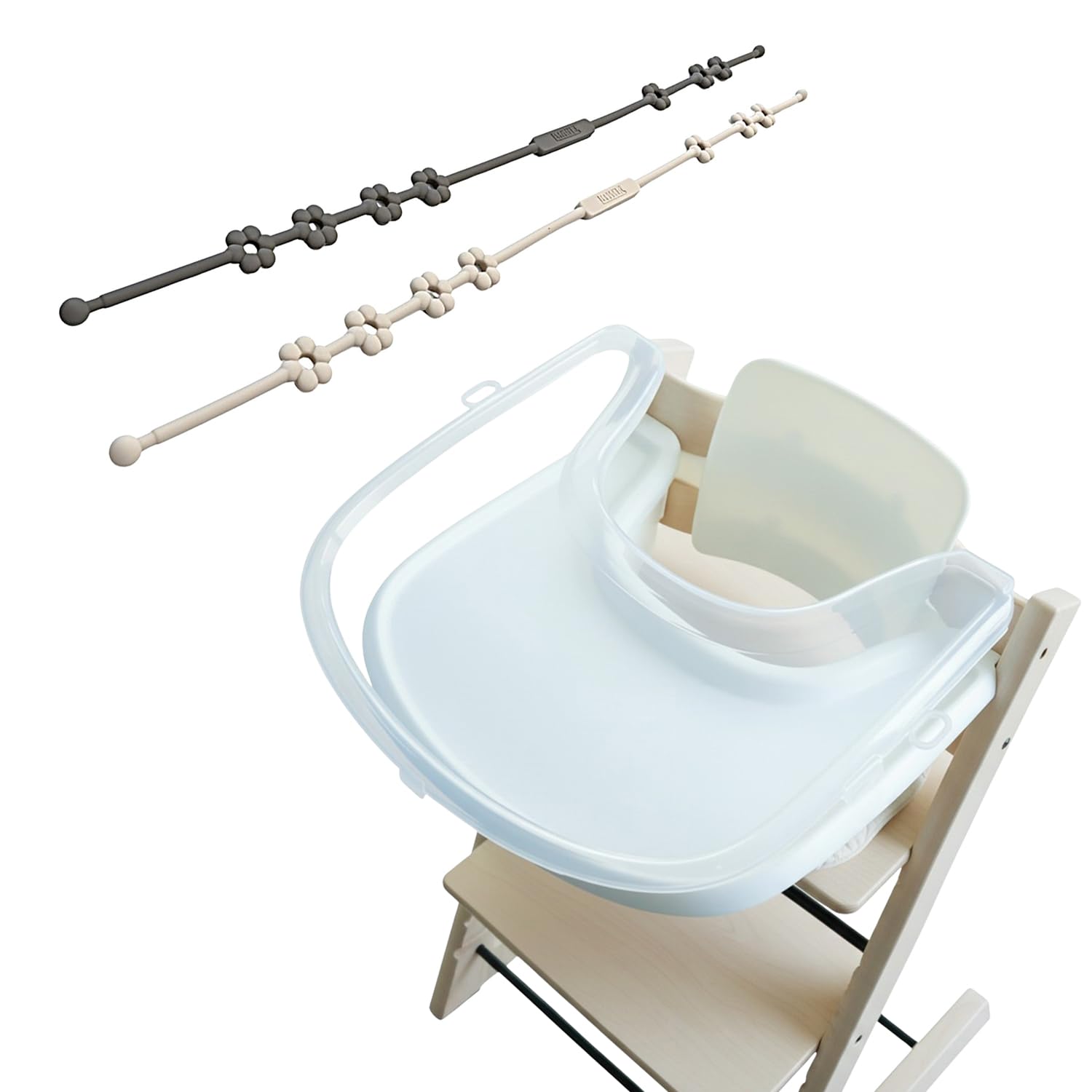 LUNELL clear tray cover fits Stokke Tripp Trapp securely for a tight fit.