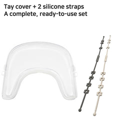 LUNELL suction surface keeps bowls in place to reduce spills.