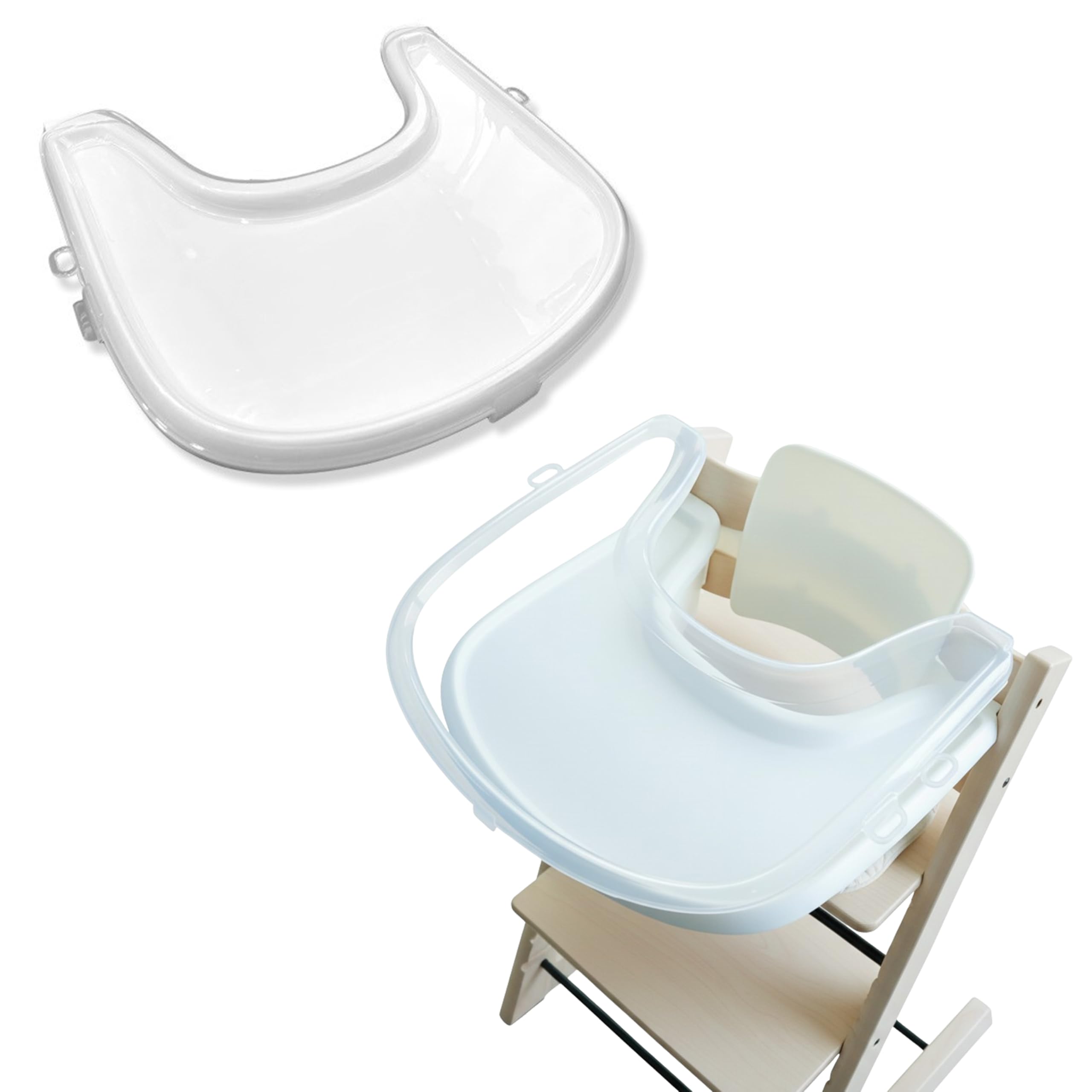LUNELL tray cover with strong suction keeps plates secure during meals.