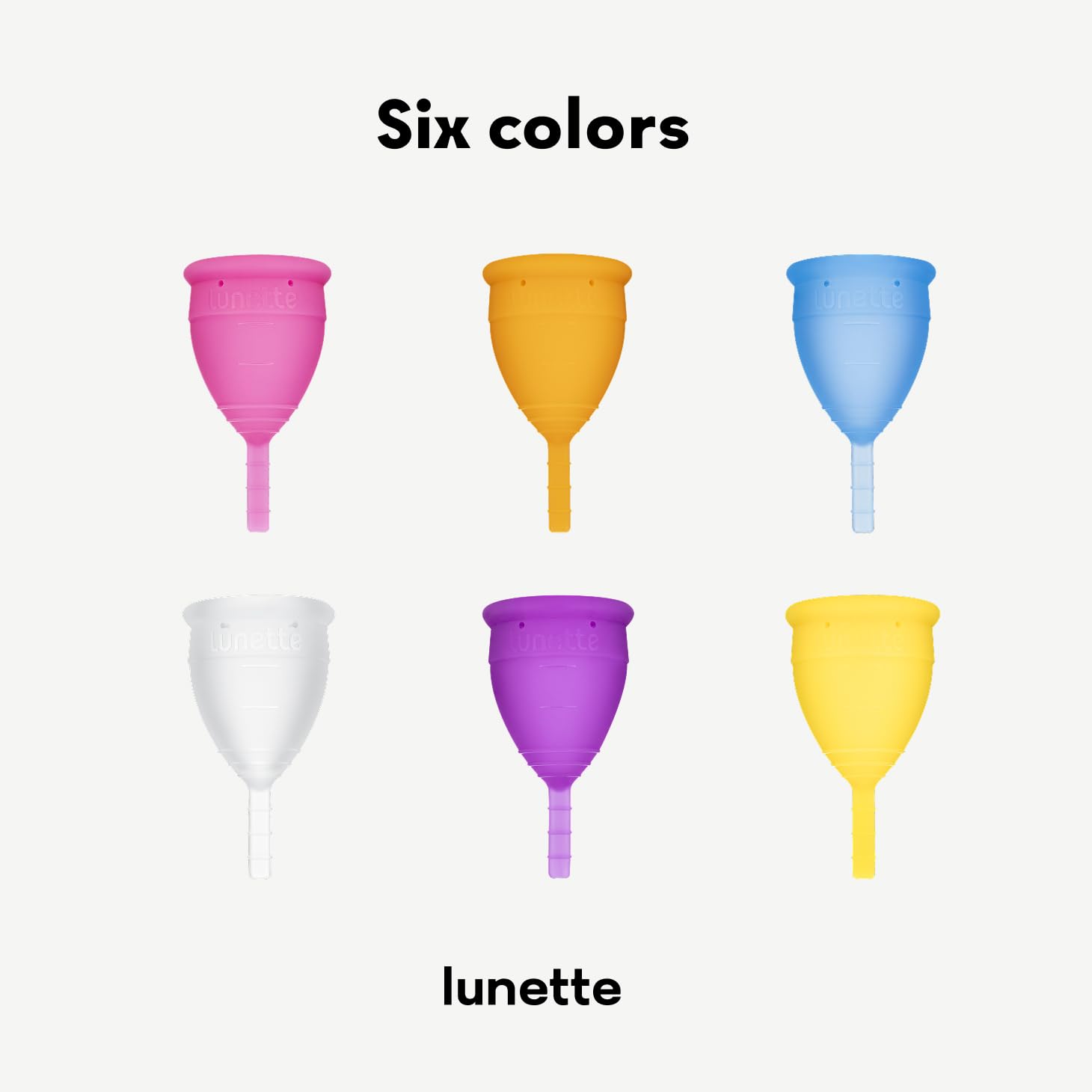 Lunette artistic bookmark included with the cup