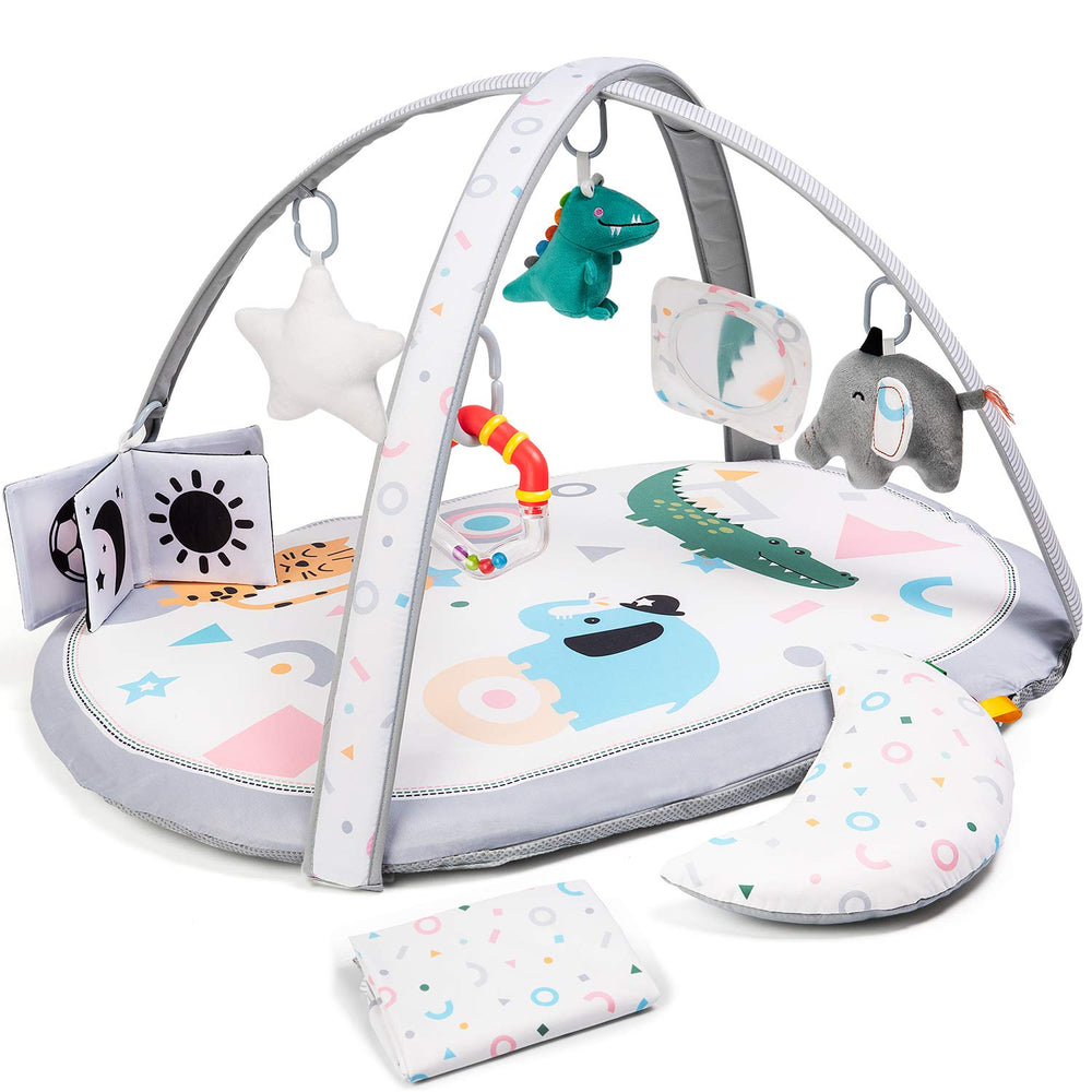 Lupantte 7-in-1 play gym mat promotes exploration in a safe space