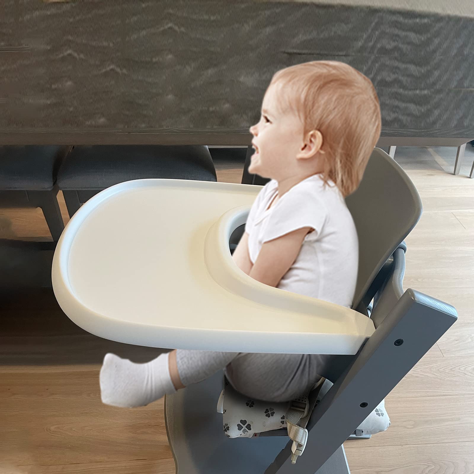 LuQiBabe compact 16-25 inch half-circle tray dimensions.