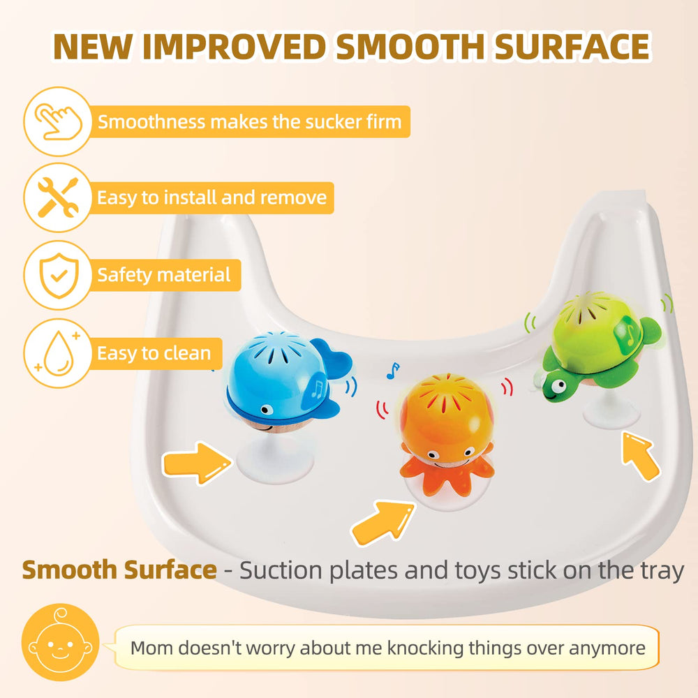 LuQiBabe easy to install and remove for busy mealtimes.