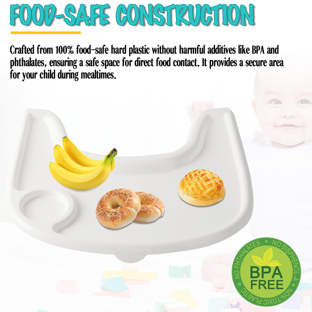 LuQiBabe food-safe plastic tray for safe direct food contact.