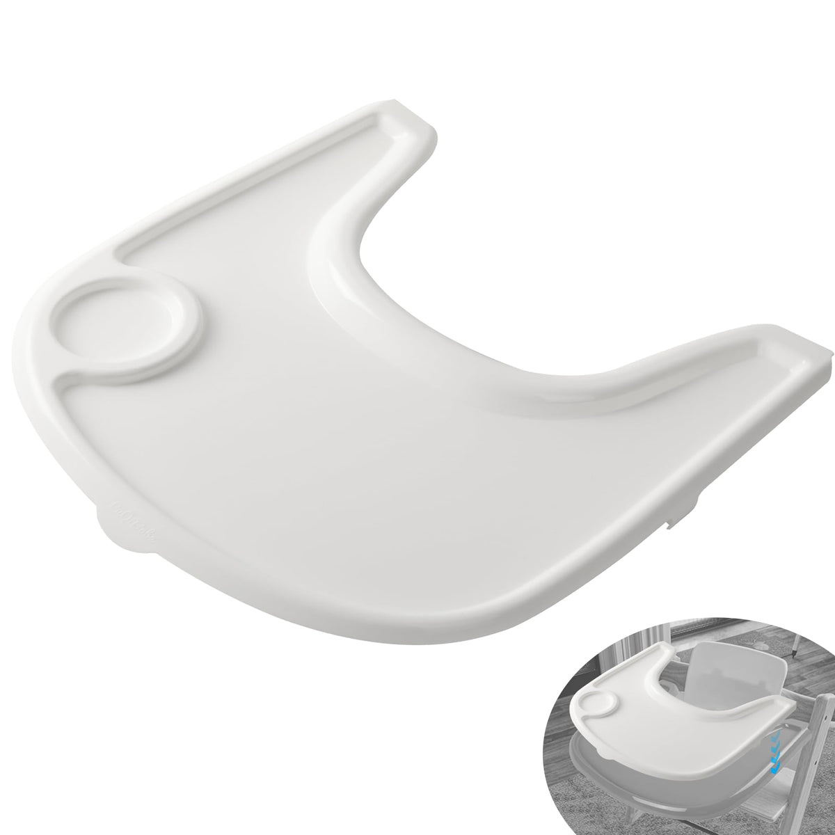 LuQiBabe tray cover with smooth surface for Stokke Tripp Trapp improves grip.