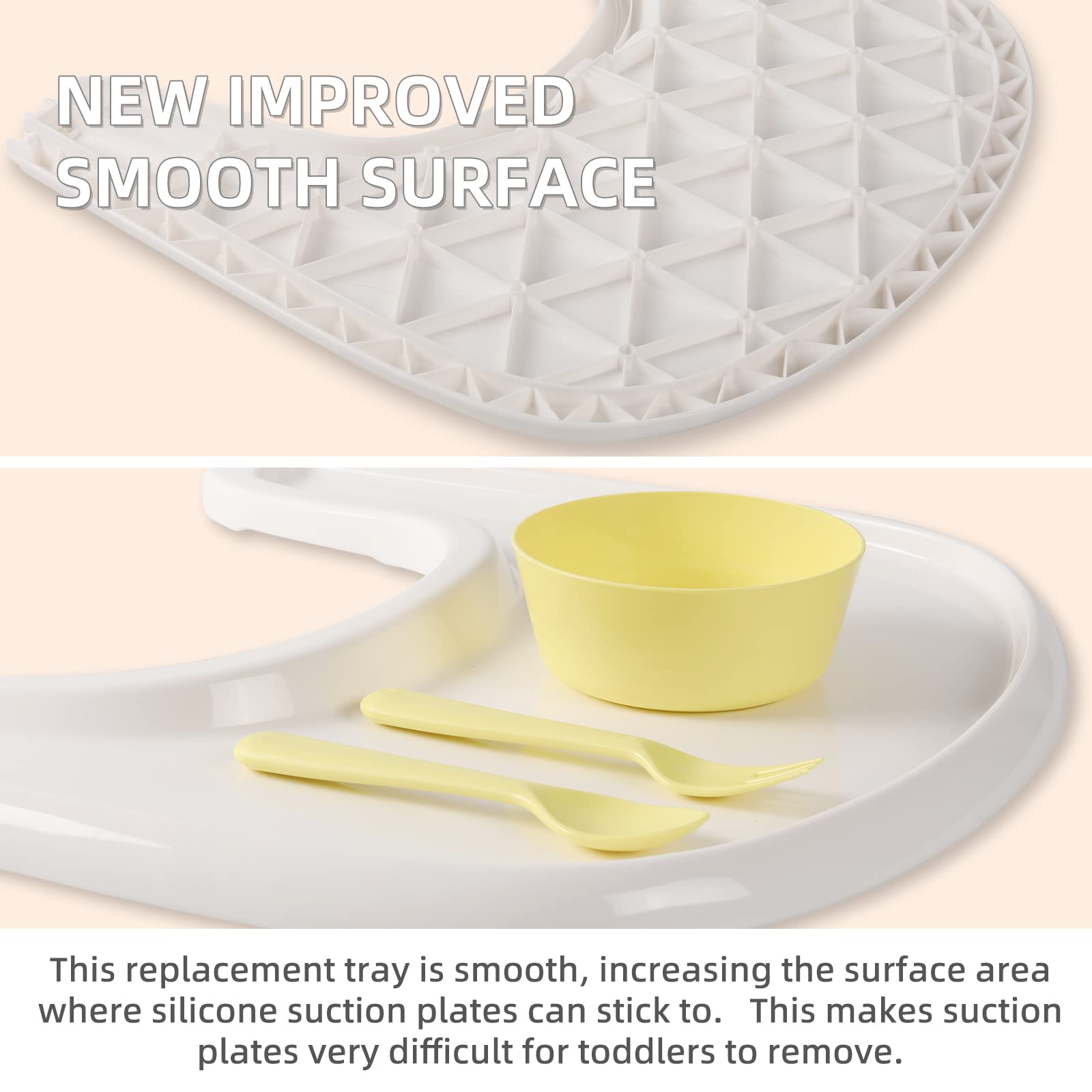 LuQiBabe non-slip surface supports toddlers during snack time.