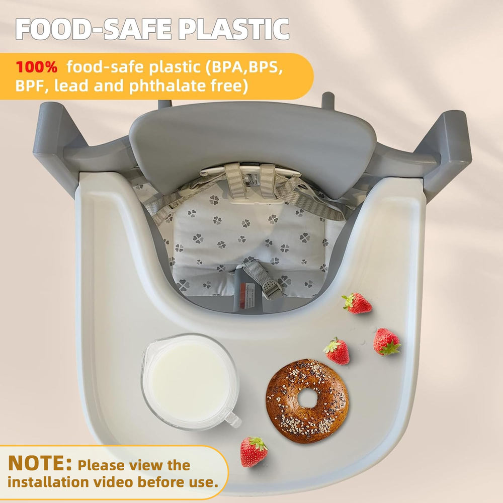LuQiBabe tray offers strong suction to reduce plate slips.