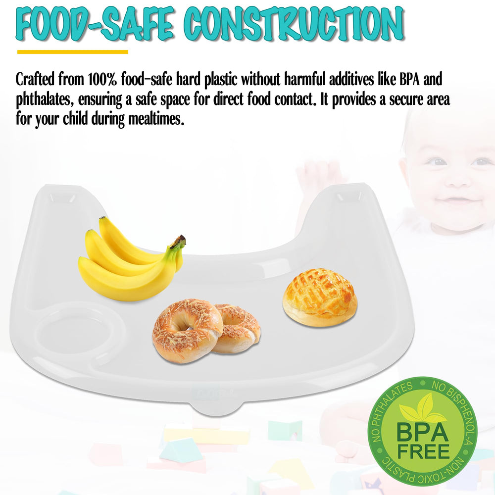 LuQiBabe tray cover easy to install and remove for quick meals