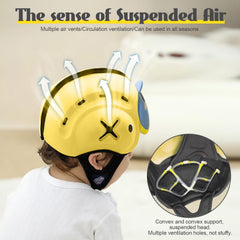 Lurui 360-degree head protection design shields from bumps on all sides.