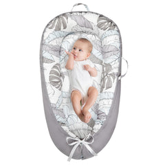Lurui Baby Lounger with reversible cover patterns for quick style changes and comfort.