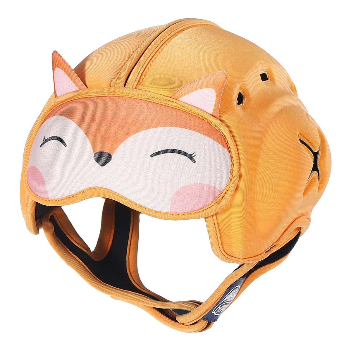 Lurui baby safety helmet front view with adjustable fit for growing toddlers