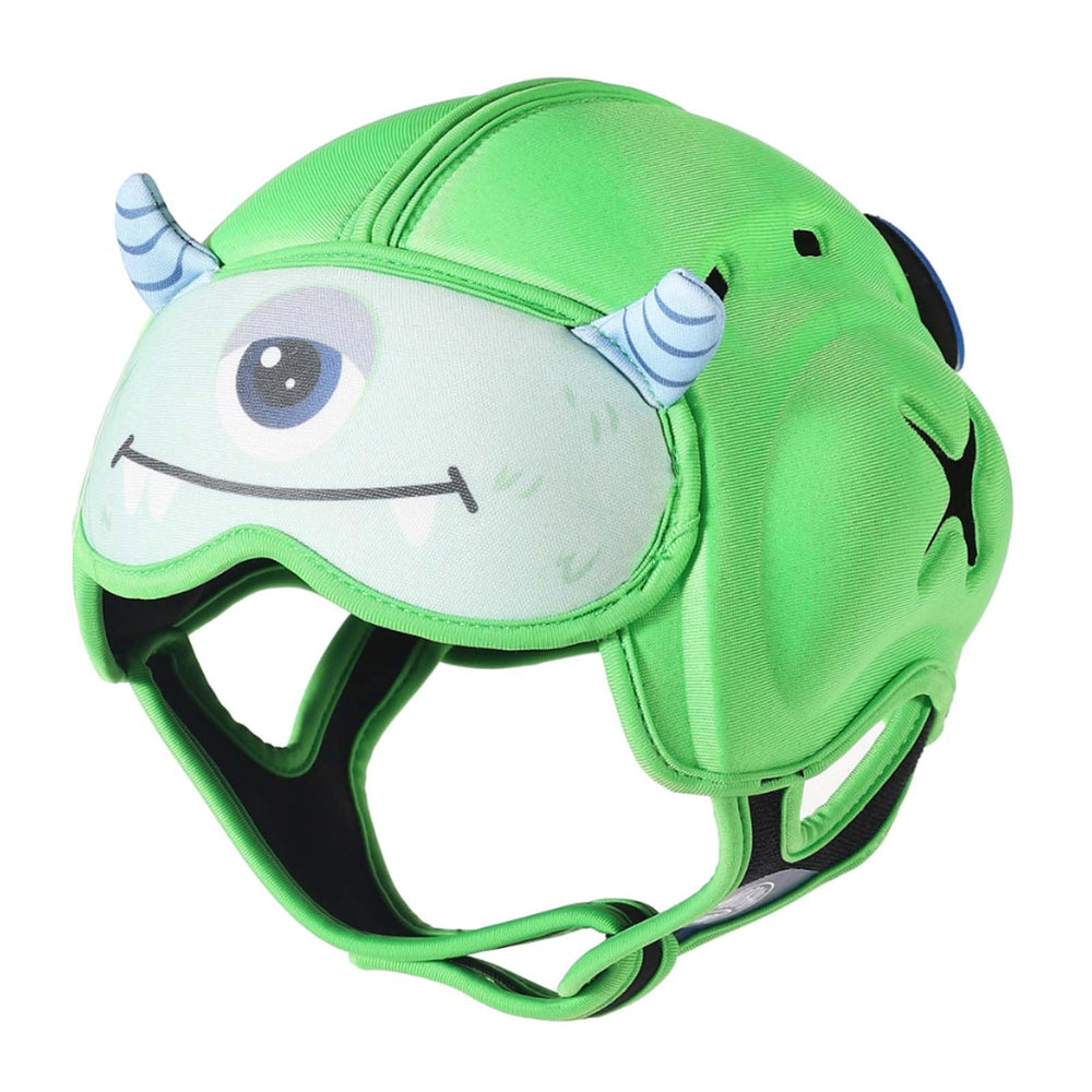 Lurui Monster front view helmet offering lightweight protection for crawling babies.