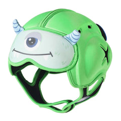 Lurui Monster front view helmet offering lightweight protection for crawling babies.