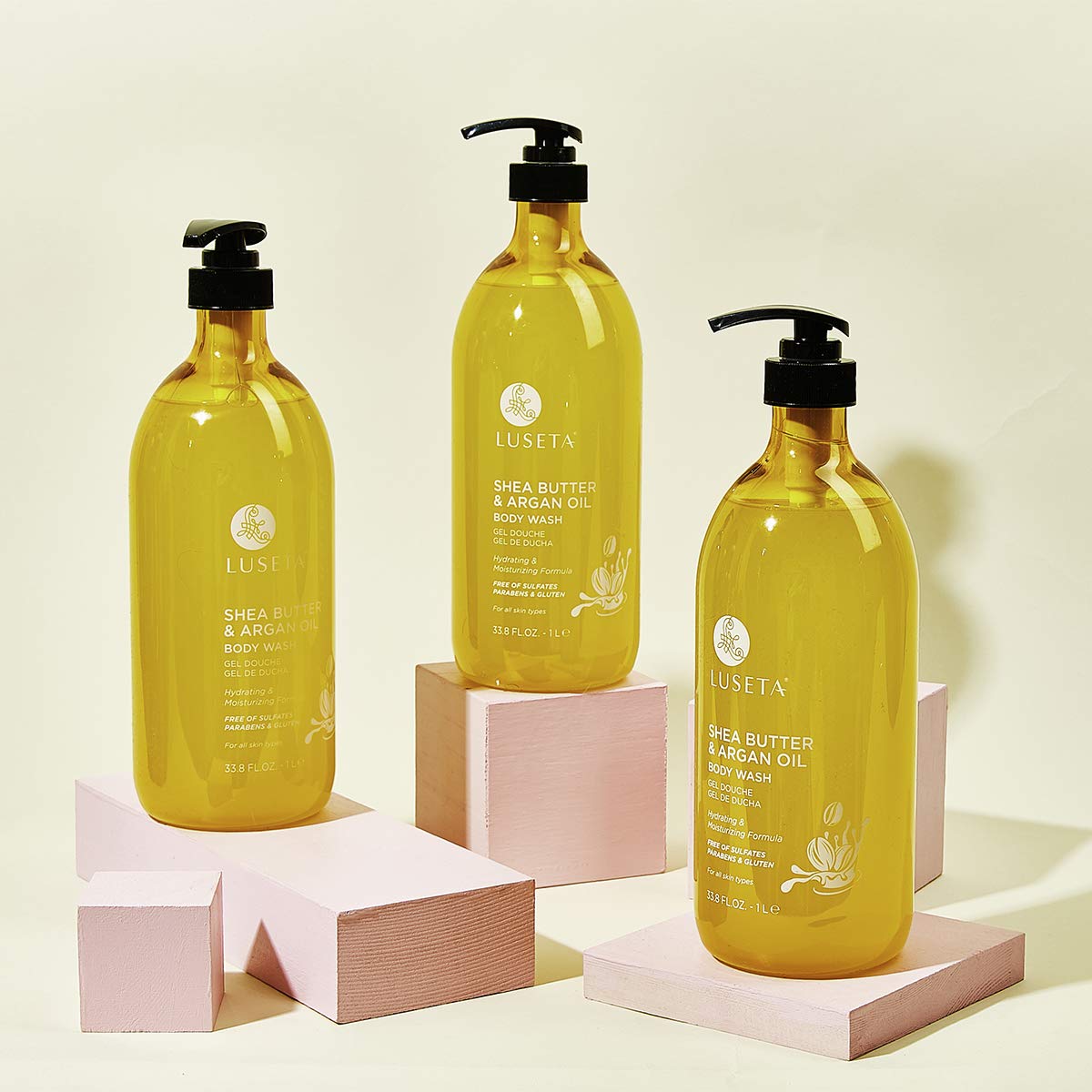 Packaging and label highlight cruelty-free and gluten-free claims