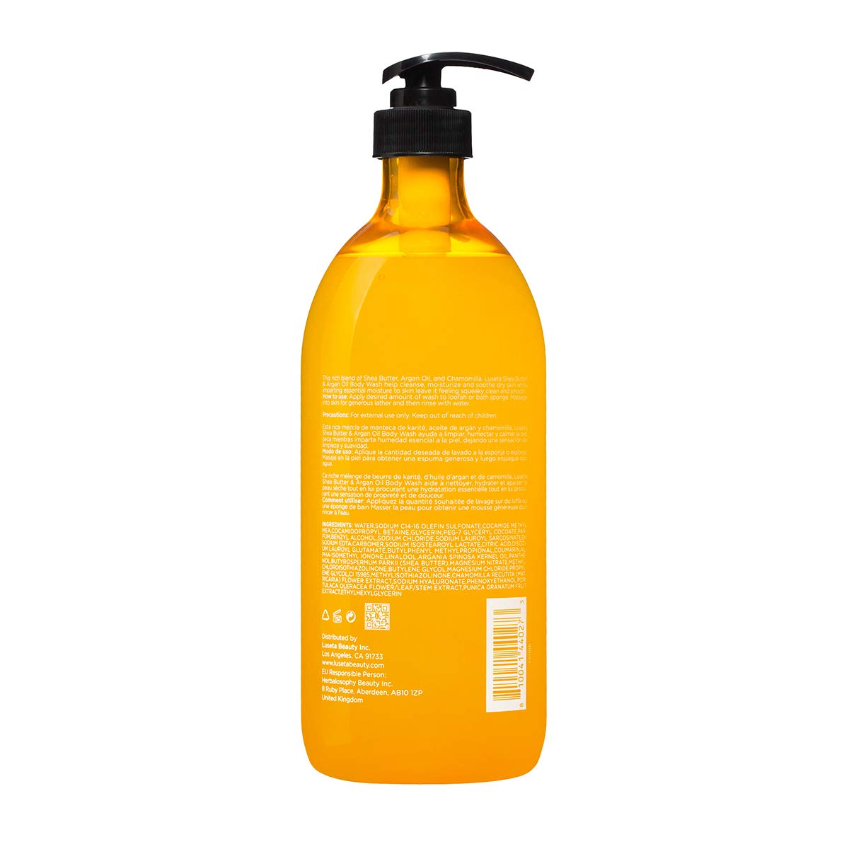 Luseta body wash leaves skin softer with hydration